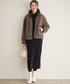 23区 S 【SLOW/一部店舗限定】ベロア風ニット スカート