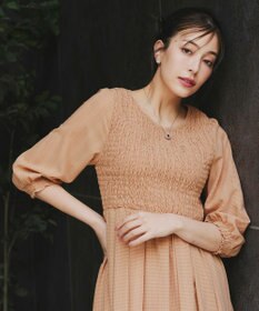 Tiaclasse ガラスサークルネックレス