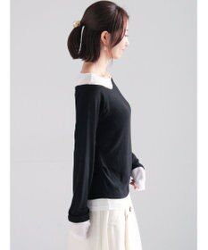 Te chichi レイヤードテレコトップス