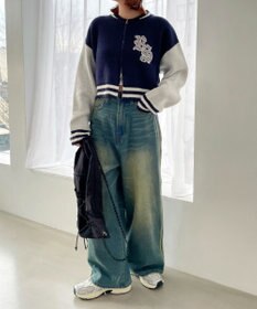 WEGO ニットショートスタジャン