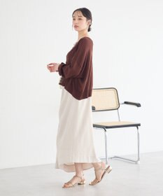 earth music&ecology 【2WAY】レーストリムシアーニットカーディガン