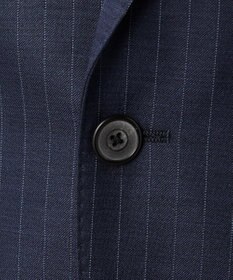 GOTAIRIKU 【Loro Piana Fabric】365 通年 3ピーススーツ(ネイビーストライプ)