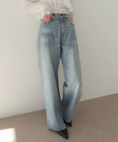 WEGO 【XS～Lサイズ展開/美脚】ストレートデニムパンツ