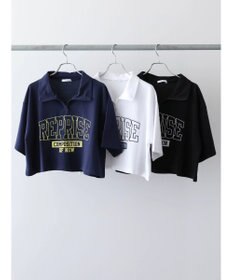 Green Parks ＥＧＯＩＳＴ　ハーフＺｉｐロゴ５分袖プルオーバー