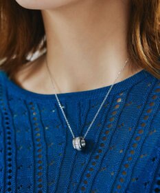 Tiaclasse ガラスサークルネックレス