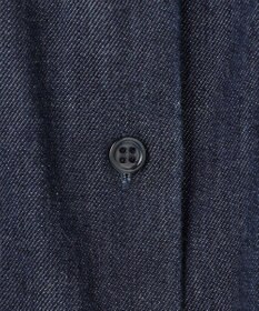ICB 【洗える】コットンリヨセルデニム クロップドシャツ