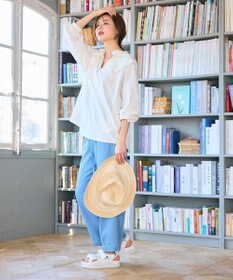 Feroux ラッシュガード ケープギャザー ブラウス