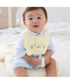 Mother garden しろたん 顔ぼん ガーゼスタイ 6重ガーゼ