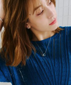 Tiaclasse ガラスサークルネックレス