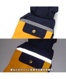 PET PARADISE Ｌｅｅ 配色 レインパーカー 小型犬