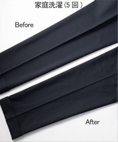 GOTAIRIKU ロングセラー【洗える/折り目加工/シワになりにくい/ウエストアジャスター】ウォッシャブル サマーウール100％パンツ_定番色(1タック)25年モデル