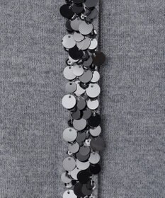 23区 L スパンコールニット カーディガン