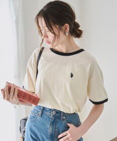 WEGO 【洗える/綿100%】USPOLOワンポイントTシャツ