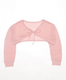 WEGO アンサンブルメッシュリボンカーディガン