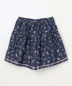 ANY KIDS 音符総柄キュロット