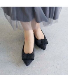 MODE ET JACOMO <carino>ドットチュールパンプス