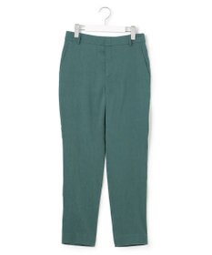 23区 【洗える】リネンレーヨンストレッチ テーパード パンツ