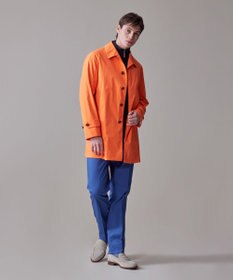 J.PRESS MEN 【驚きの軽さ / オンオフ兼用】【ストレッチ性 / 撥水機能 / 手洗い可】テクニカルライトポプリン カーコート