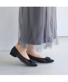MODE ET JACOMO <carino>ドットチュールパンプス