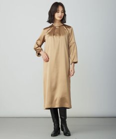 J.PRESS LADIES ノーブルサテン ワンピース