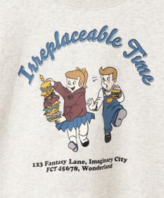 WEGO イラストプルオーバースウェット