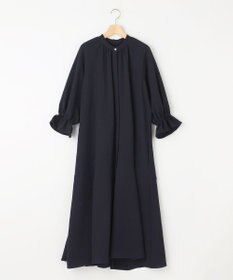 組曲 【WEB限定】クレープストレッチ シャツワンピース