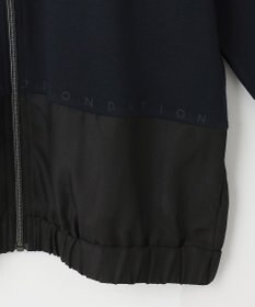 23区GOLF 【23Fondation/WOMEN】コンビ素材 フーディパーカー