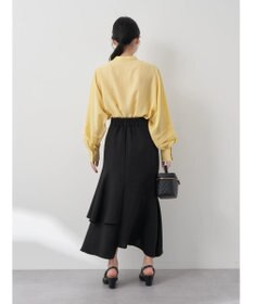 earth music&ecology アシンメトリーイレヘムスカート