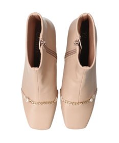 Bridget Birkin 【Bridget Birkin】アクセサリーパールチェーンショートブーツ