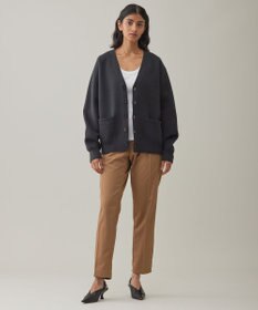 UNFILO MENS 【男女兼用/新色追加】スウェットライク ニットカーディガン [24年秋冬商品]