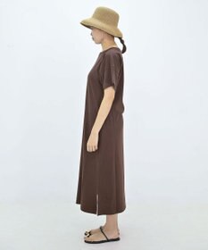 TOQUE 25SS新作〈大草直子さんアドバイザー〉スーピマコットン半袖ロングワンピース