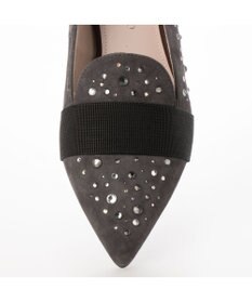 MODE ET JACOMO <MODE ET JACOMO>ラインストーン付きフラットパンプス