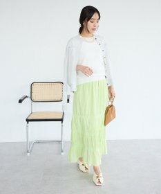 CRAFT STANDARD BOUTIQUE 【2点SET】ストール付きノースリーブニットプルオーバー
