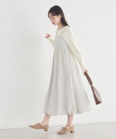 earth music&ecology バルーンキャミワンピース