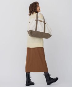 23区 【洗える】ブークレ タートルネック ニット