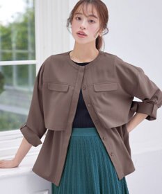 Tiaclasse 【洗える】ドロストレイヤーブルゾン