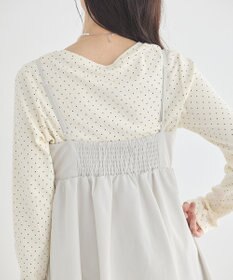 earth music&ecology バルーンキャミワンピース