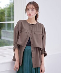 Tiaclasse 【洗える】ドロストレイヤーブルゾン