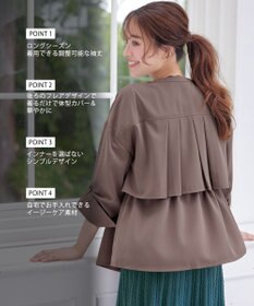 Tiaclasse 【洗える】ドロストレイヤーブルゾン