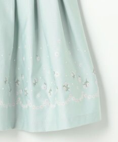 組曲 KIDS 【110-140㎝】 フラワーアーチワンピース＆ボレロジャケットセット