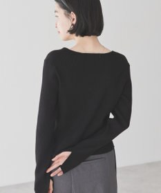 AMERICAN HOLIC スクエアリブニットカーディガン