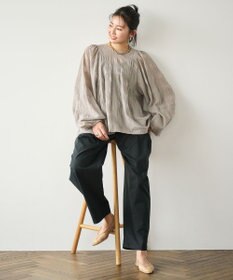 #Newans ２タックコクーンワイドパンツ