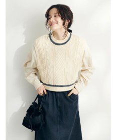 CRAFT STANDARD BOUTIQUE ２ＷＡＹケーブルニットベスト