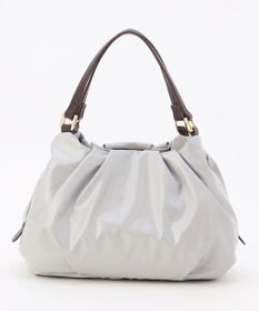 LA BAGAGERIE ソフトエナメル2WAYハンドバッグ Sサイズ