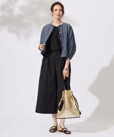 自由区 ナイロン巾着サブトート バッグ