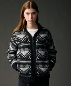 JOSEPH ABBOUD MOUNTAIN 【ペルー産ハイランドウール100％】ハイランドウールカウチンセーター