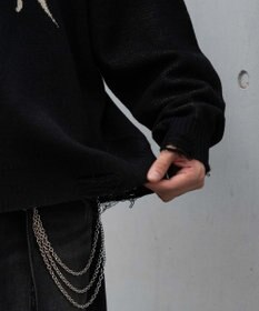 WEGO ダメージジャガードプルオーバー