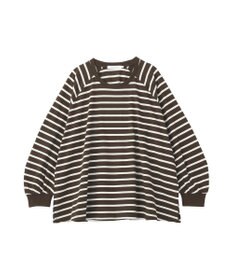 AMERICAN HOLIC フレアラグランボーダーロンＴ