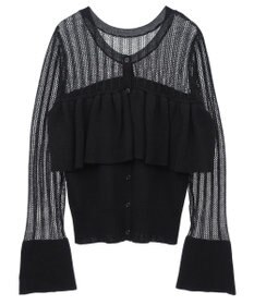 Green Parks ２ＷＡＹ　ラッフル切替ニットトップス