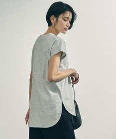 UNFILO L BEAUTY FORM-T cotton ロゴ フレンチスリーブ Tシャツ